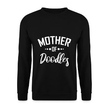 Doodle - Unisex Pullover - Schwarz - Vorne - Alina (178cm) & Michal (187cm)