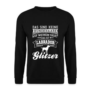 Labrador - Unisex Pullover - Schwarz - Vorne - Alina (178cm) & Michal (187cm)