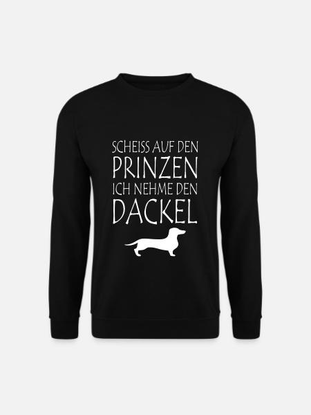 Dackel - Unisex Pullover - Schwarz