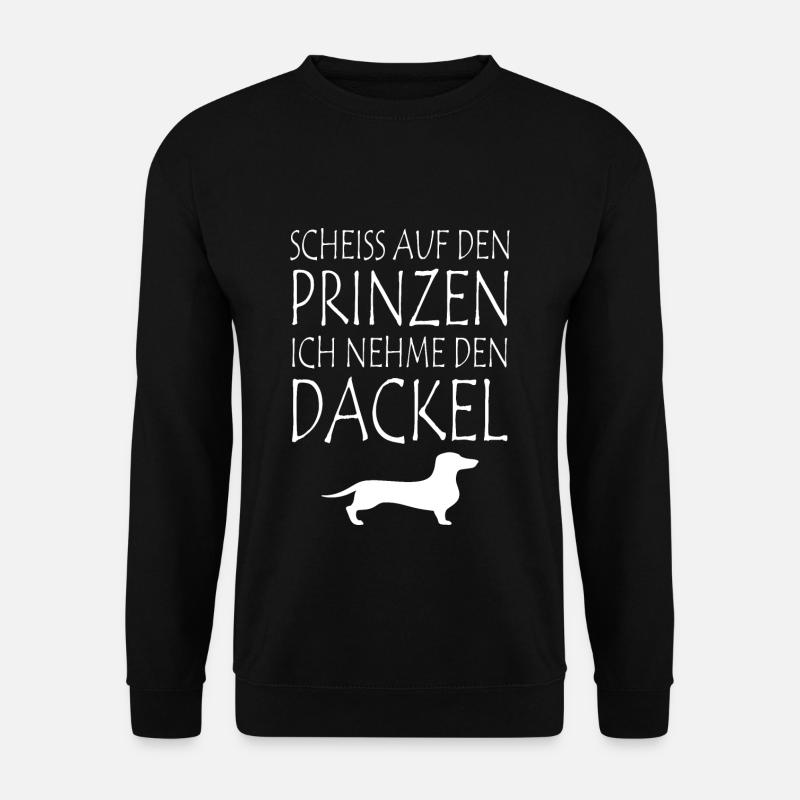 Dackel - Unisex Pullover - Schwarz
