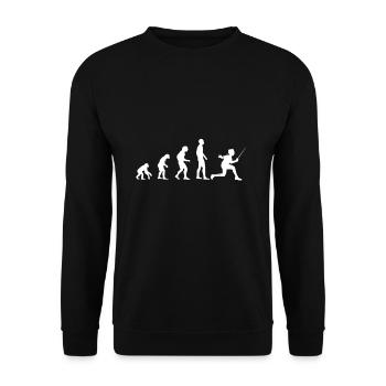 Fechter Evolution - Unisex Pullover - Schwarz - Vorne - Alina (178cm) & Michal (187cm)