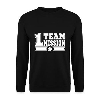 football - Sweat-shirt Unisexe - noir - Devant - Alina (178cm) & Michal (187cm)