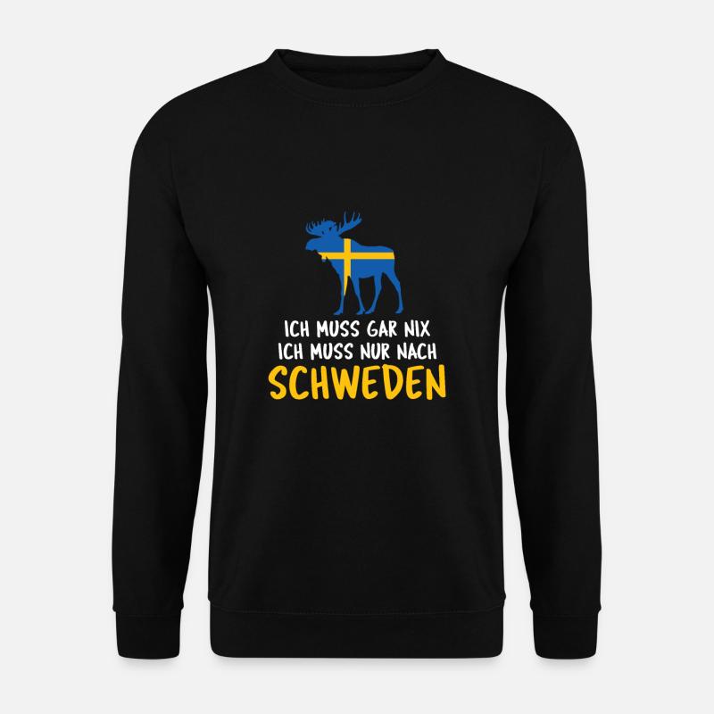 Schweden - Unisex Pullover - Schwarz