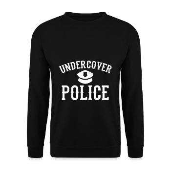 Police - Sweat-shirt Unisexe - noir - Devant - Alina (178cm) & Michal (187cm)