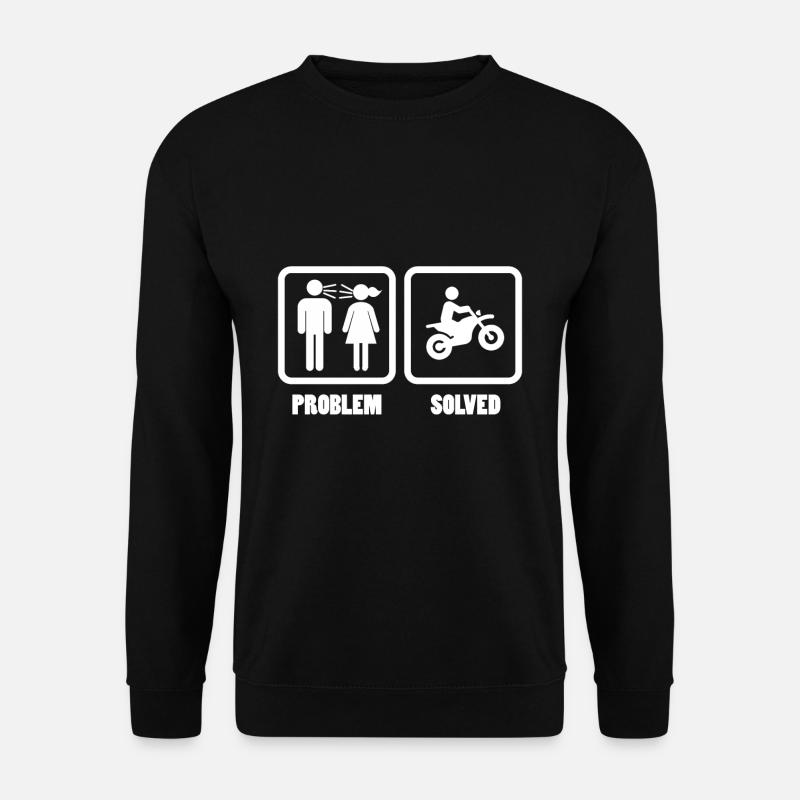 Motorrad - Unisex Pullover - Schwarz