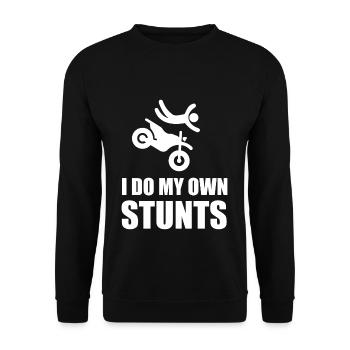 Moto - Sweat-shirt Unisexe - noir - Devant - Alina (178cm) & Michal (187cm)