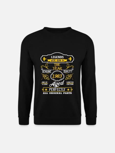 1983 Legende - Unisex Pullover - Schwarz
