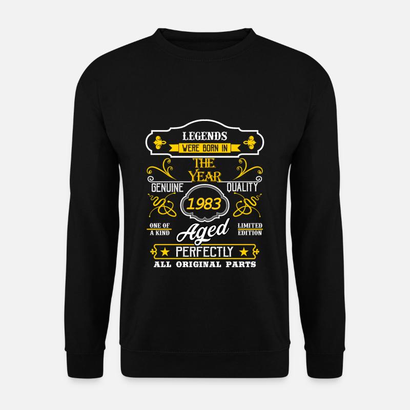 1983 Legende - Unisex Pullover - Schwarz
