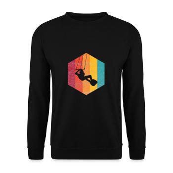Kitesurfing - Unisex Pullover - Schwarz - Vorne - Alina (178cm) & Michal (187cm)