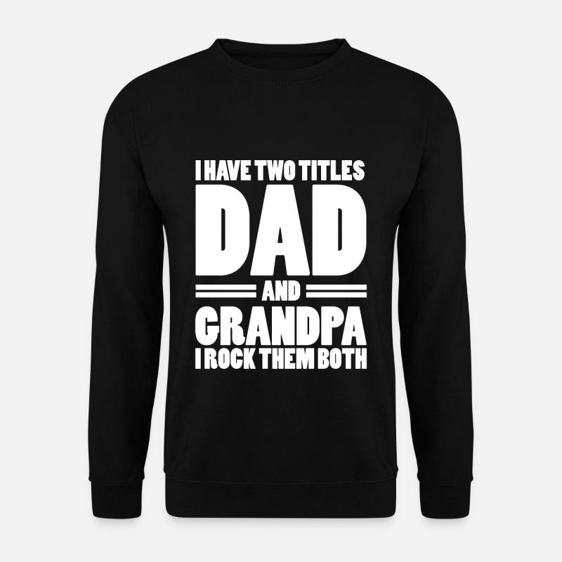 Opa - Unisex Pullover - Schwarz