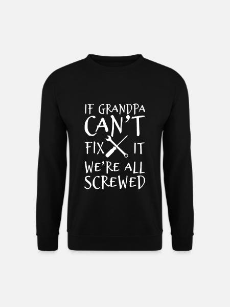 Opa - Unisex Pullover - Schwarz