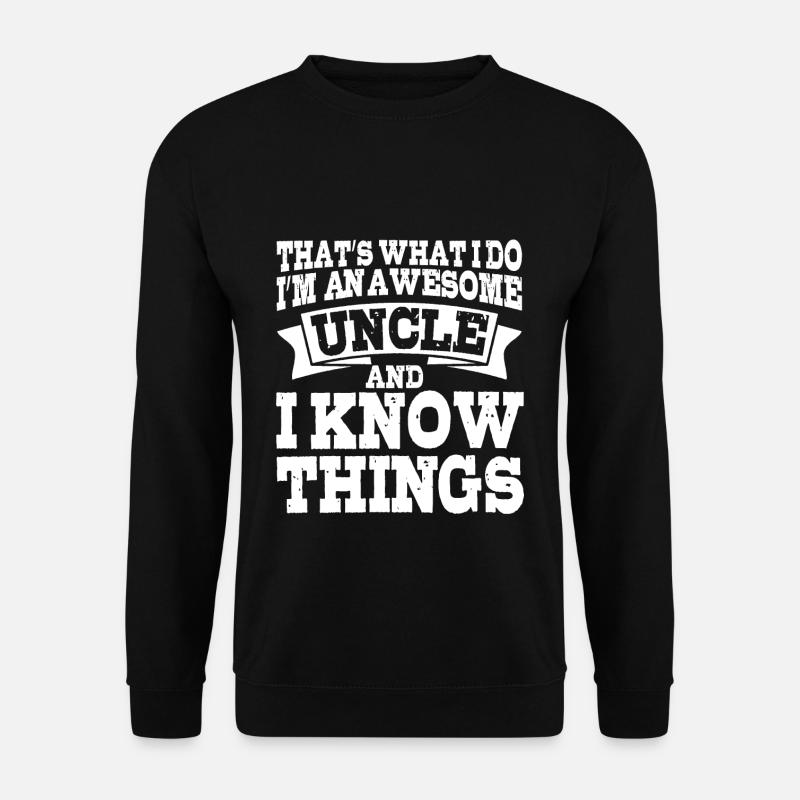 Onkel - Unisex Pullover - Schwarz