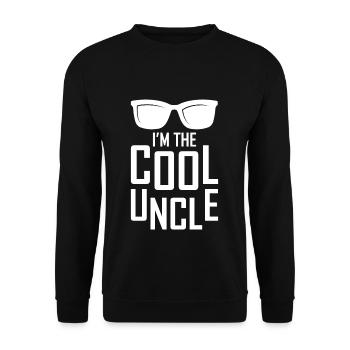 uncle - Unisex Sweatshirt - black - Front - Alina (178cm) & Michal (187cm)