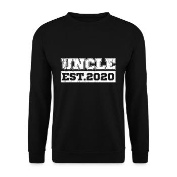 Onkel - Unisex Pullover - Schwarz - Vorne - Alina (178cm) & Michal (187cm)