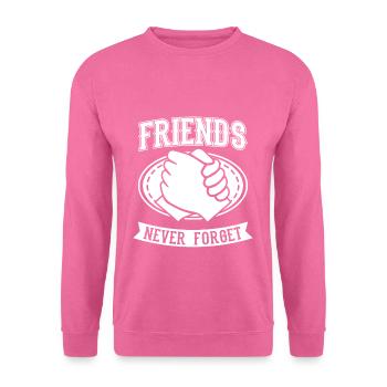 amitié - Sweat-shirt Unisexe - rose - Devant