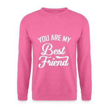 amitié - Sweat-shirt Unisexe - rose - Devant
