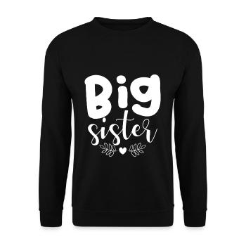 sister - Unisex Sweatshirt - black - Front - Alina (178cm) & Michal (187cm)