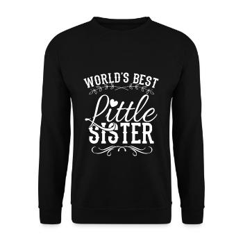 sister - Unisex Sweatshirt - black - Front - Alina (178cm) & Michal (187cm)