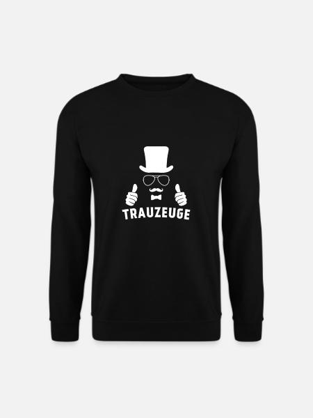 JGA Trauzeuge - Unisex Pullover - Schwarz