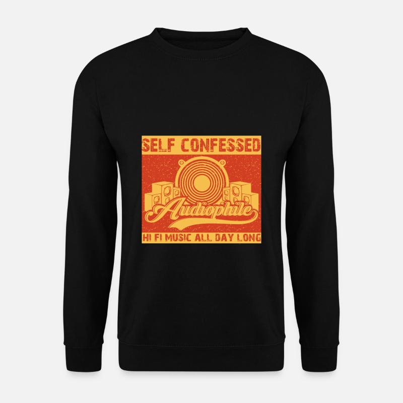 Vintage haut de gamme audiophile référence Hifi Freak - Sweat-shirt Unisexe - noir