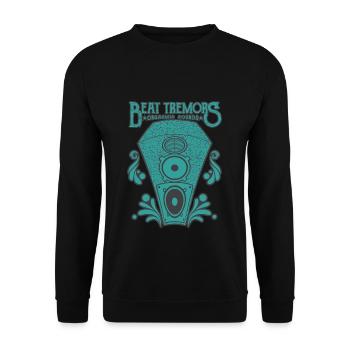 Beat Tremors Orgasmic Sounds Music Stereo Hifi - Unisex Sweatshirt - black - Front - Alina (178cm) & Michal (187cm)