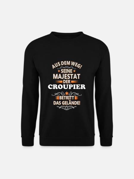 Der Croupier - Unisex Pullover - Schwarz