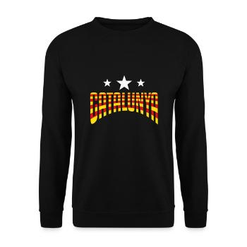 Catalogne - Sweat-shirt Unisexe - noir - Devant - Alina (178cm) & Michal (187cm)