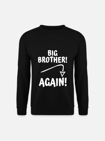 big brother agai white - Unisex Pullover - Schwarz