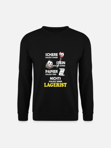 Lageristen Spruch Motiv lustig - Unisex Pullover - Schwarz