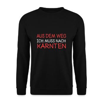 Kärnten - Unisex Pullover - Schwarz - Vorne - Alina (178cm) & Michal (187cm)