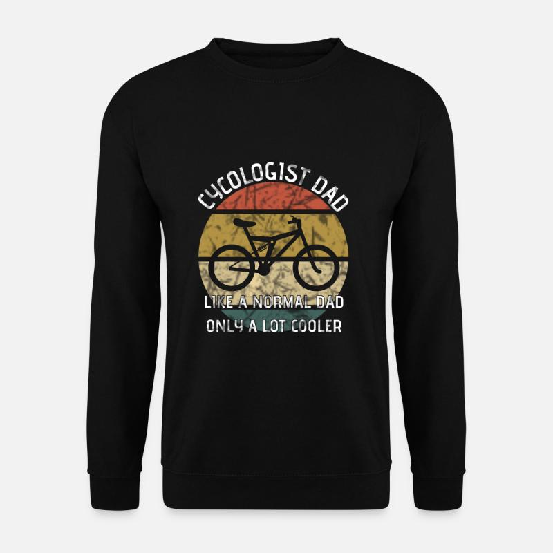 FAHRRAD RAD RADL VATER PAPA GESCHENK - Unisex Pullover - Schwarz