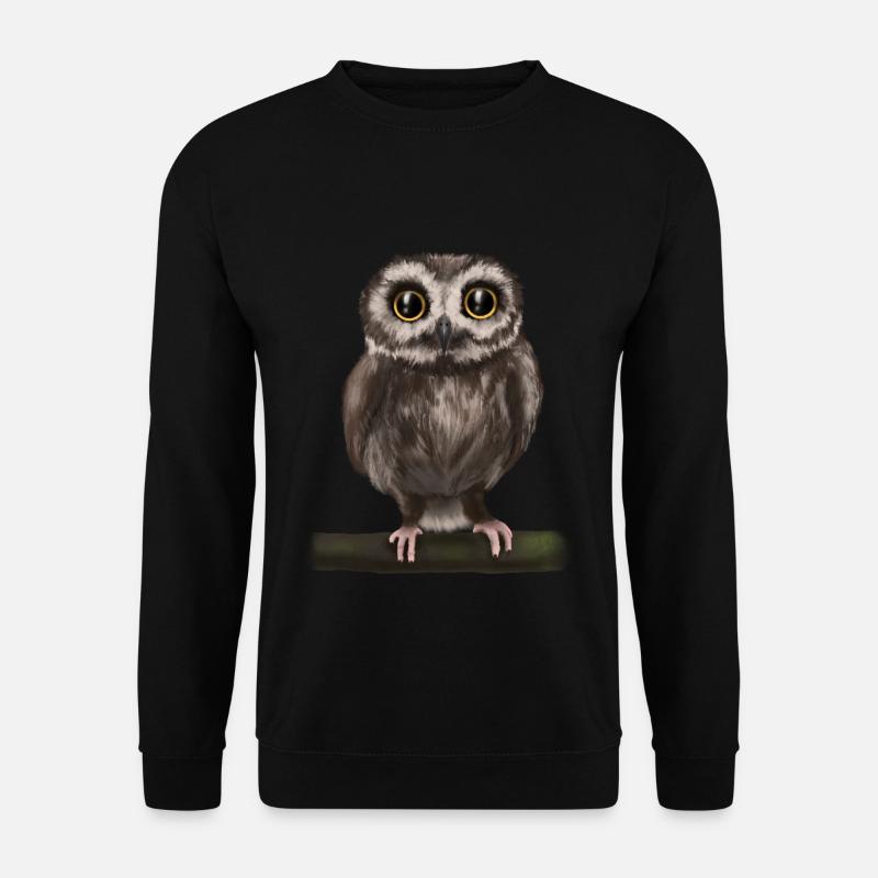 Eagle owl - Unisex Sweatshirt - black