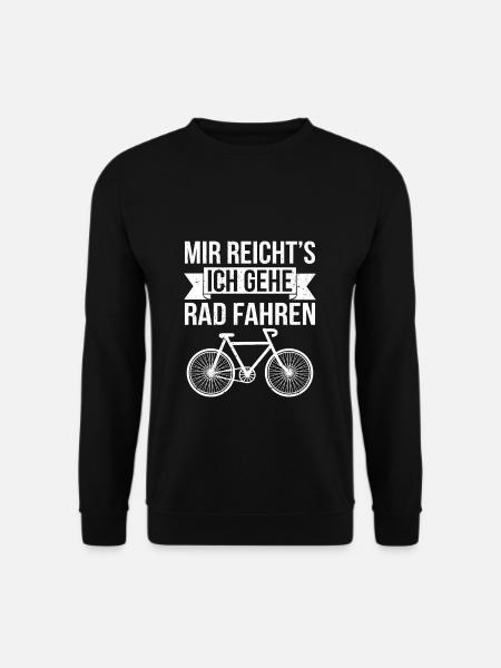 Mir reichts ich gehe Rad fahren - Unisex Pullover - Schwarz