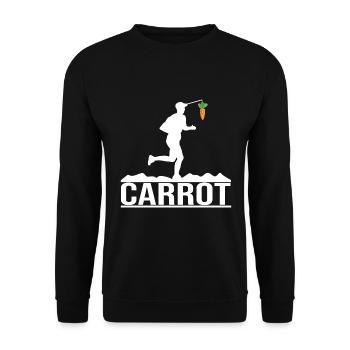 Marathon - Unisex Sweatshirt - black - Front - Alina (178cm) & Michal (187cm)