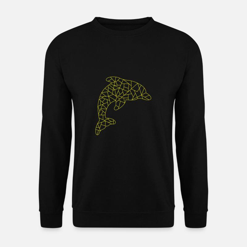 Delfin - Unisex Pullover - Schwarz