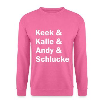 Bang Boom Bang Personnage - Sweat-shirt Unisexe - rose - Devant