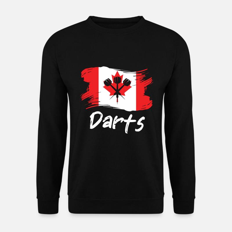Canada Dart Player Design - Unisex Sweatshirt - black