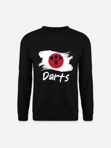 Japan Dart Player Design / Dartboard - Unisex Sweatshirt - black