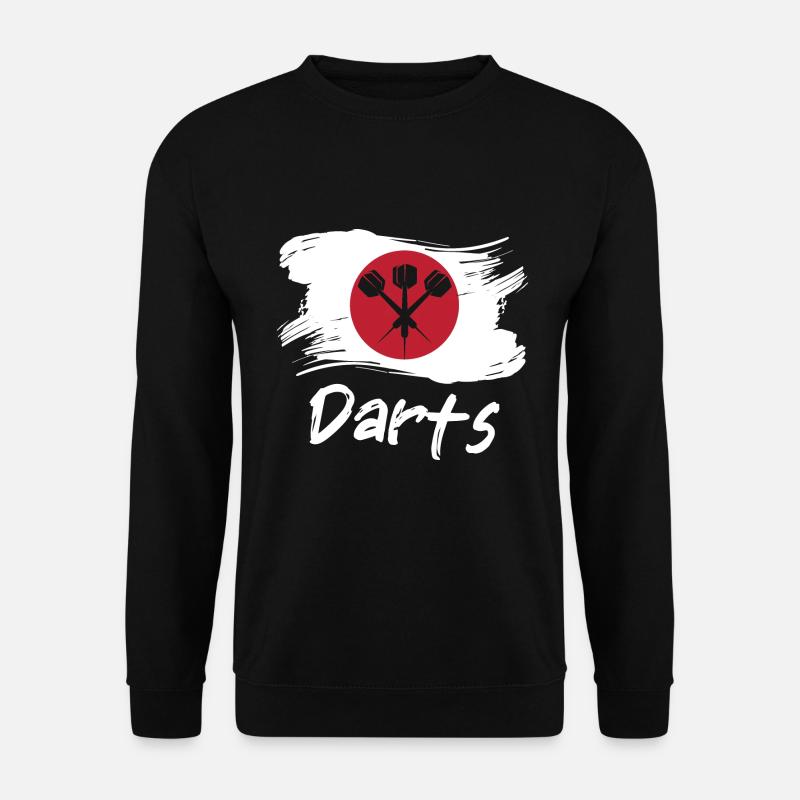 Japan Dart Player Design / Dartboard - Unisex Sweatshirt - black