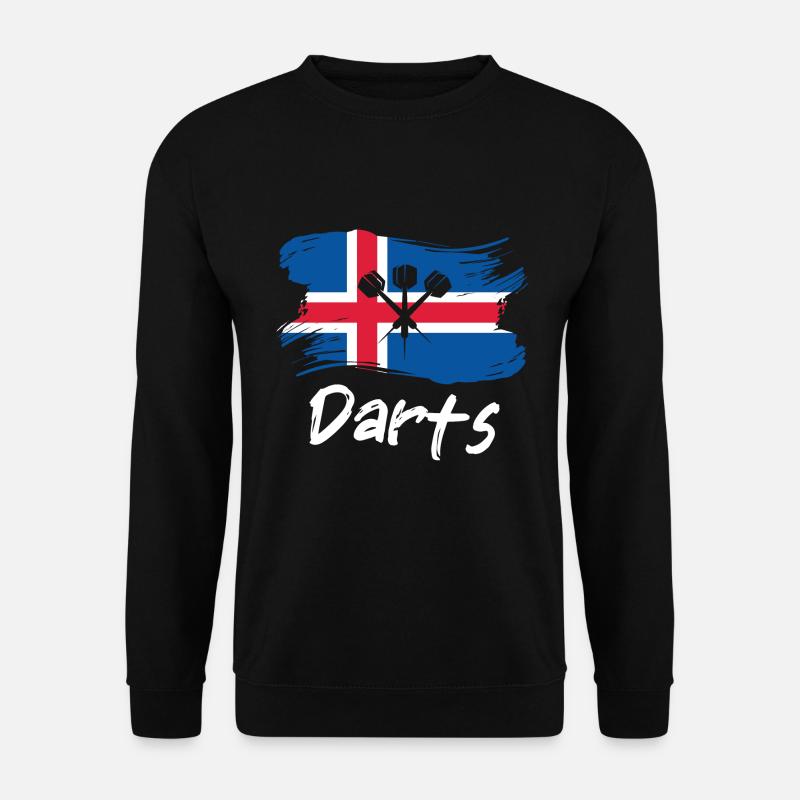 Island Dart Player Design / Dartskive - Unisex sweater - sort
