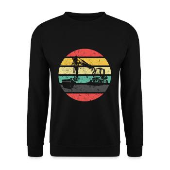 Bagger cadeau - Sweat-shirt Unisexe - noir - Devant - Alina (178cm) & Michal (187cm)