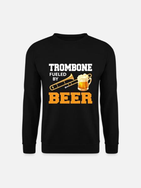 Posaune Posaunen Posaunenspieler Geschenk Posaunen - Unisex Pullover - Schwarz