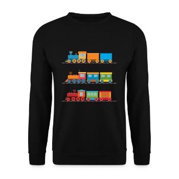 Zug - Unisex Pullover - Schwarz - Vorne - Alina (178cm) & Michal (187cm)