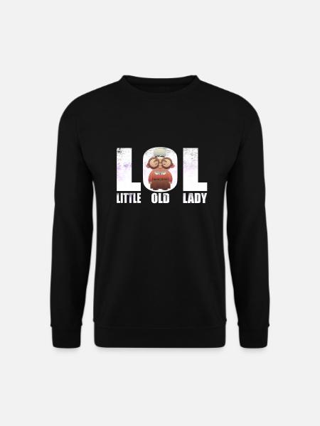 Little Old Lady - LOL - Unisex Pullover - Schwarz