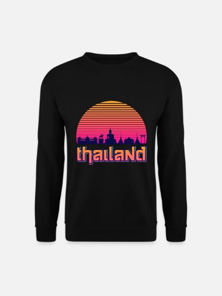 Thaïlande / Soleil d’été Vacances Paradis - Sweat-shirt Unisexe - noir