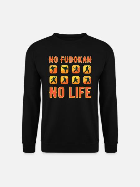 No Fudokan no Life das coole Karate T-Shirt - Unisex Pullover - Schwarz