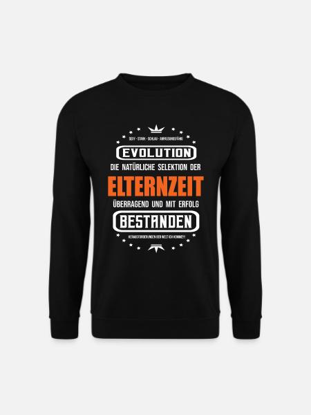 Elternzeit mit Erfolg bestanden T-Shirt - Unisex Pullover - Schwarz