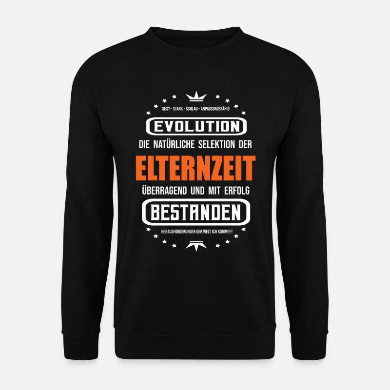 Elternzeit mit Erfolg bestanden T-Shirt - Unisex Pullover - Schwarz