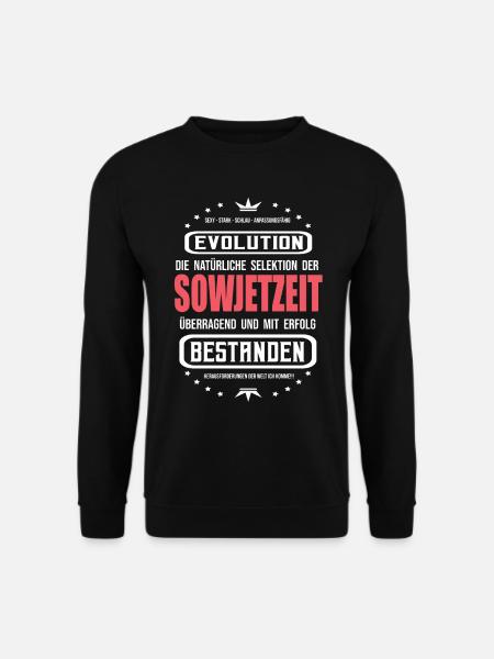 Sowjetzeit mit Erfolg überstanden T-Shirt - Unisex Pullover - Schwarz