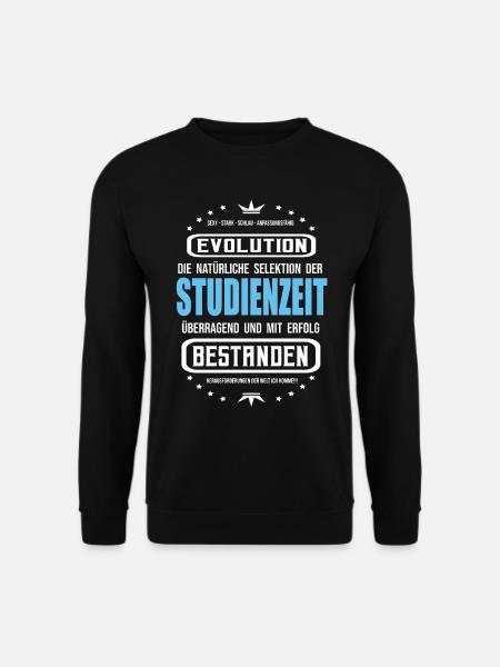 Studienzeit mit Erfolg bestanden - Studium Shirt - Unisex Pullover - Schwarz